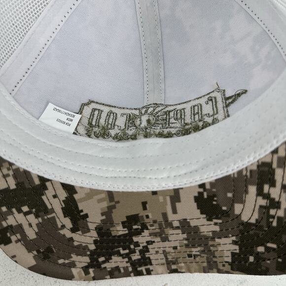 Cape Cod Baseball League Logo Camo Snapback Trucker Mesh Adjustable Hat Cap - Picture 8 of 9